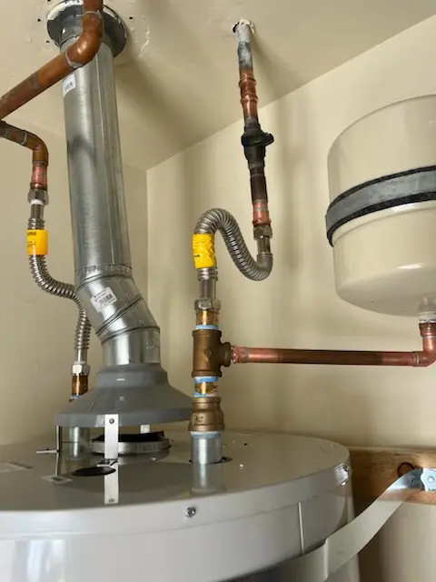 Water heater installation and plumbing repair in Kersey